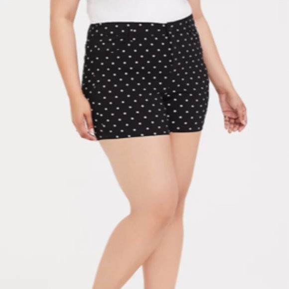 torrid Pants - Torrid - Black and White Polka Dot Shorts